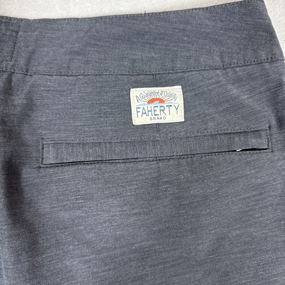 Faherty All Day Shorts Men's Size 29 Dark Gray 9in Inseam Hiking Casual